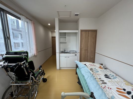 車椅子対応の居室