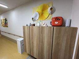 色彩豊かな廊下