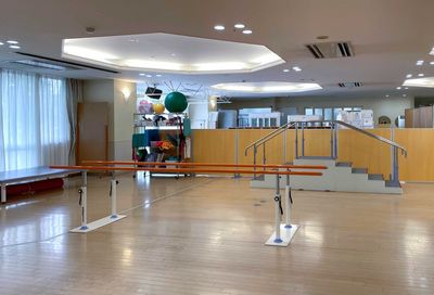 リハビリ用具と階段