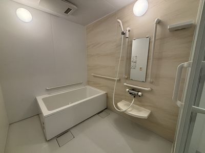 設備が充実した浴室