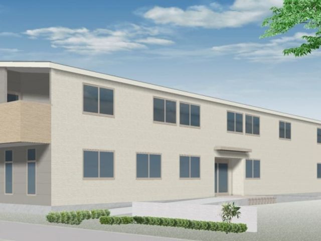 木々のある建物外観 外観 自然豊かな環境に囲まれた施設の外観です。整然としたデザインが魅力です。