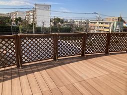 開放感あるテラス