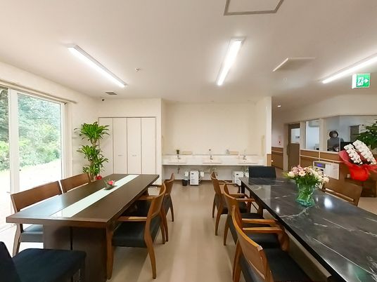 広々とした食堂