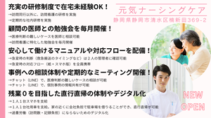 スタッフ募集案内の掲示物  