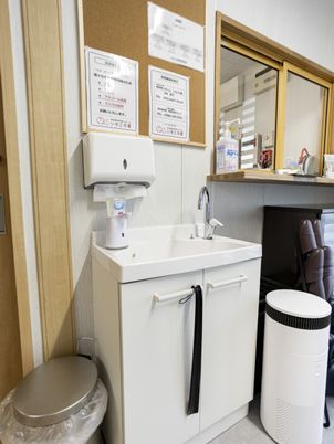 清潔感のある洗面台