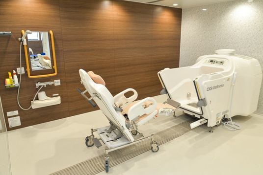 機械式の浴室設備