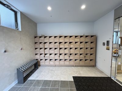 使いやすい棚の玄関
