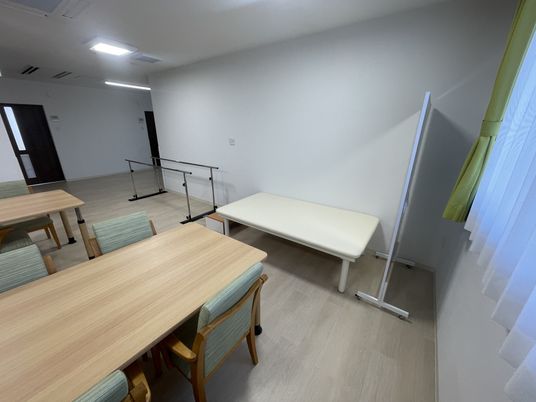 広々とした訓練室