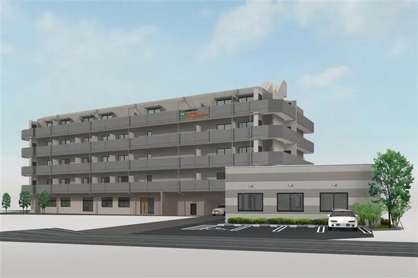 シンプルな建物外観