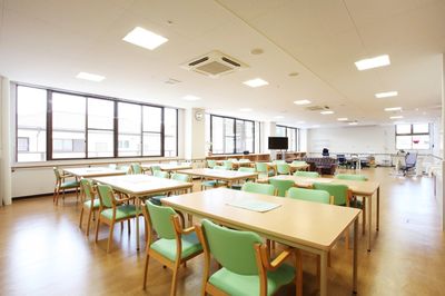 自然光が差し込む空間