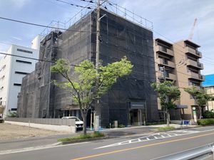建設中の建物
