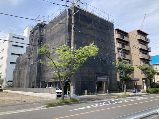 建設中の建物