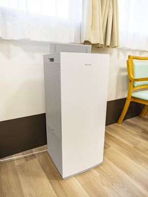 空気清浄機のある部屋