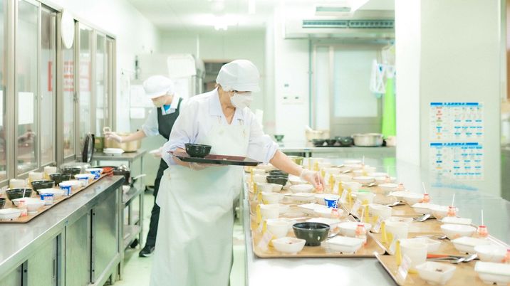 調理中の様子