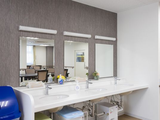 3連洗面台のある場所