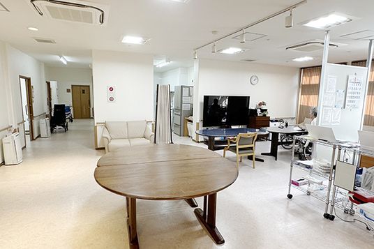自然光が差し込む空間
