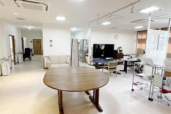 自然光が差し込む空間