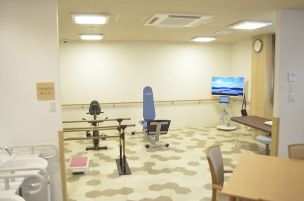 機能訓練設備の室内