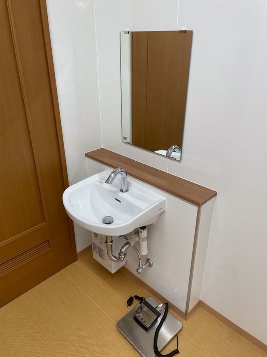 清潔な洗面台