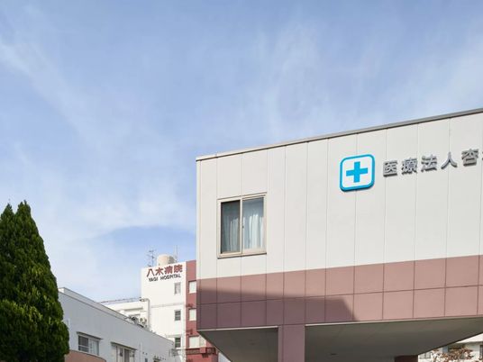 病院併設の外観  