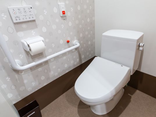 広々としたトイレ