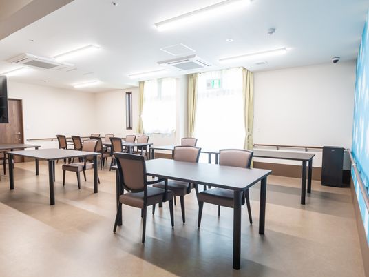 広々とした食堂