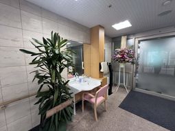 明るい洗面台