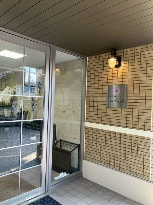 開放感のある入口