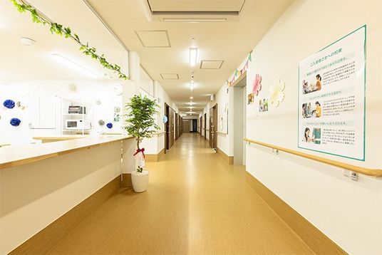 明るい廊下