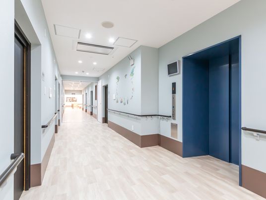 広々とした廊下
