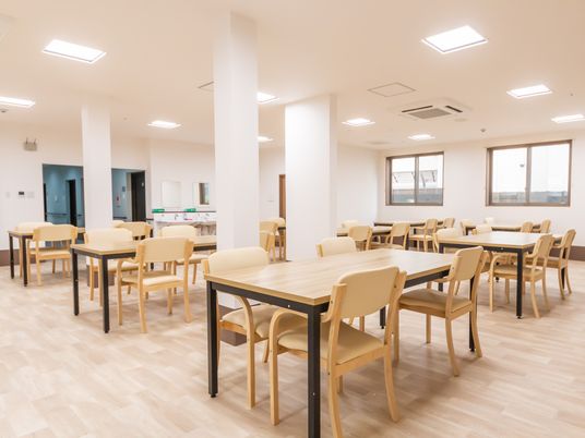 広々とした食堂
