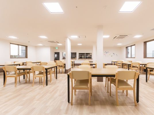 開放的な食堂