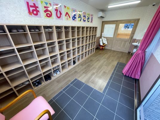 靴箱のある入り口
