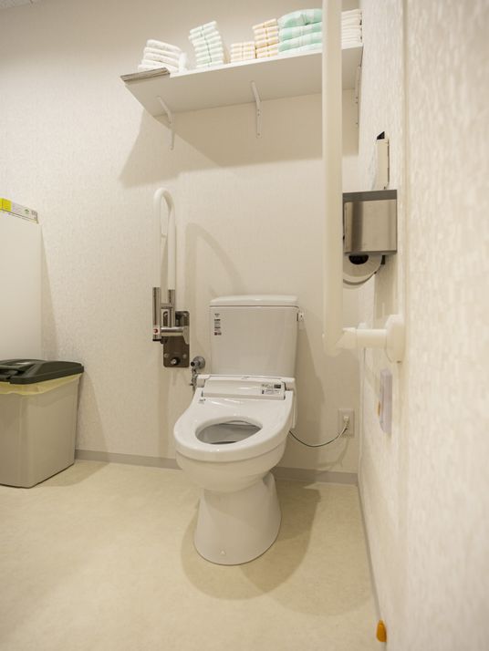 清潔なトイレ施設