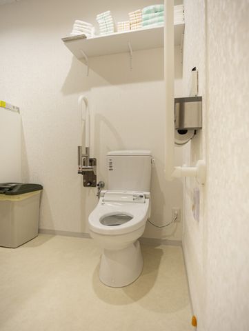 清潔なトイレ施設
