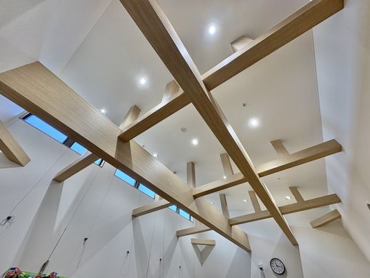 自然光が入る天井