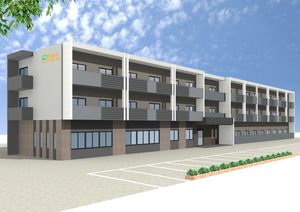 立派な3階建て外観