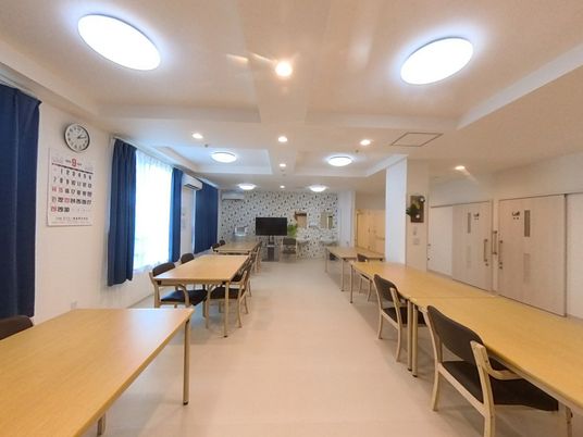 広々とした共有スペース