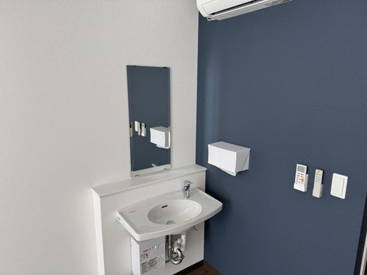爽やかな洗面台