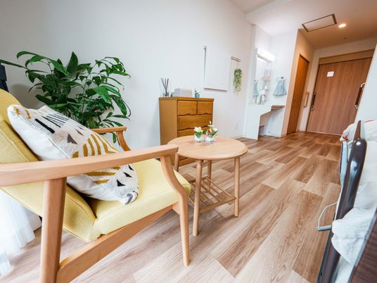 リラックスできる空間の居室