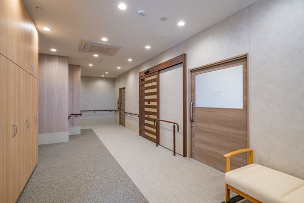 機能訓練室前の廊下