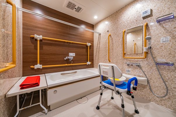 清潔感のある浴室