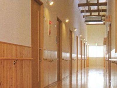 温かみのある廊下
