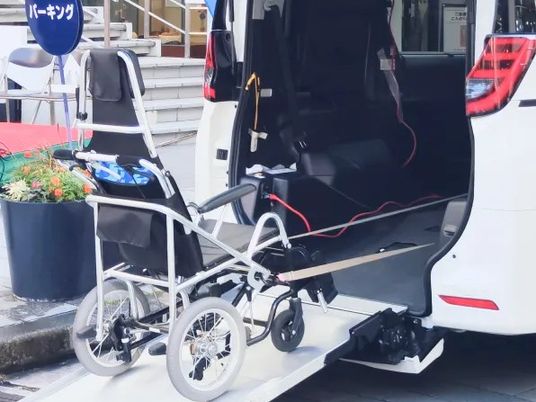 車椅子対応の送迎車両  