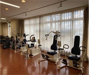 機能訓練室の器具  