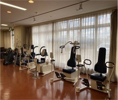 機能訓練室の器具  