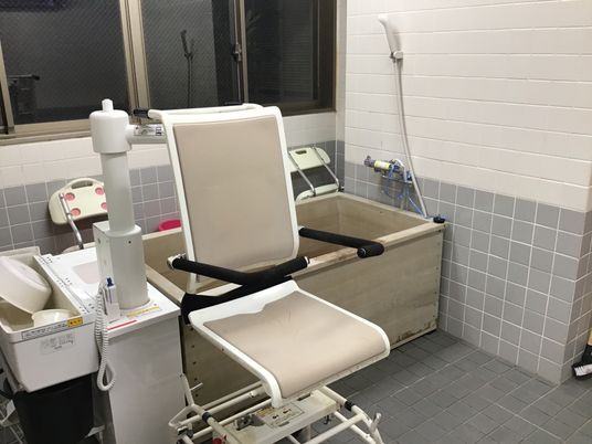 機械浴槽の部屋