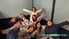 食事を楽しむスタッフの集まり  