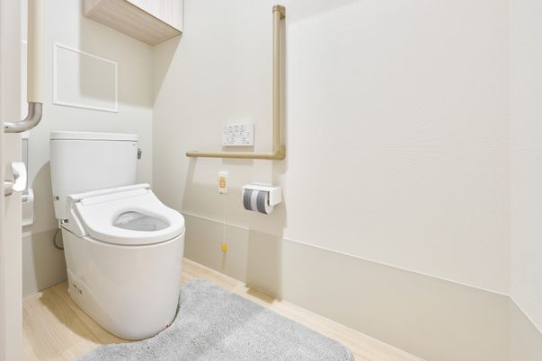 安全設備の整ったトイレ
