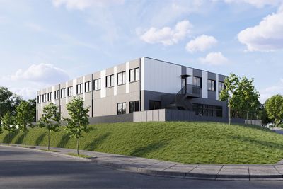 モダンな建物の外観